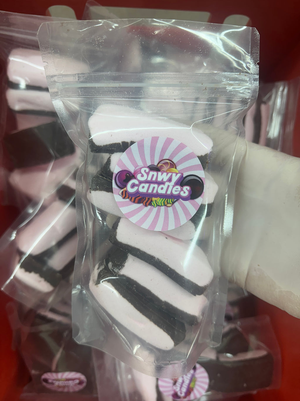 Snwy Roze Chocolade-Bodem Spek