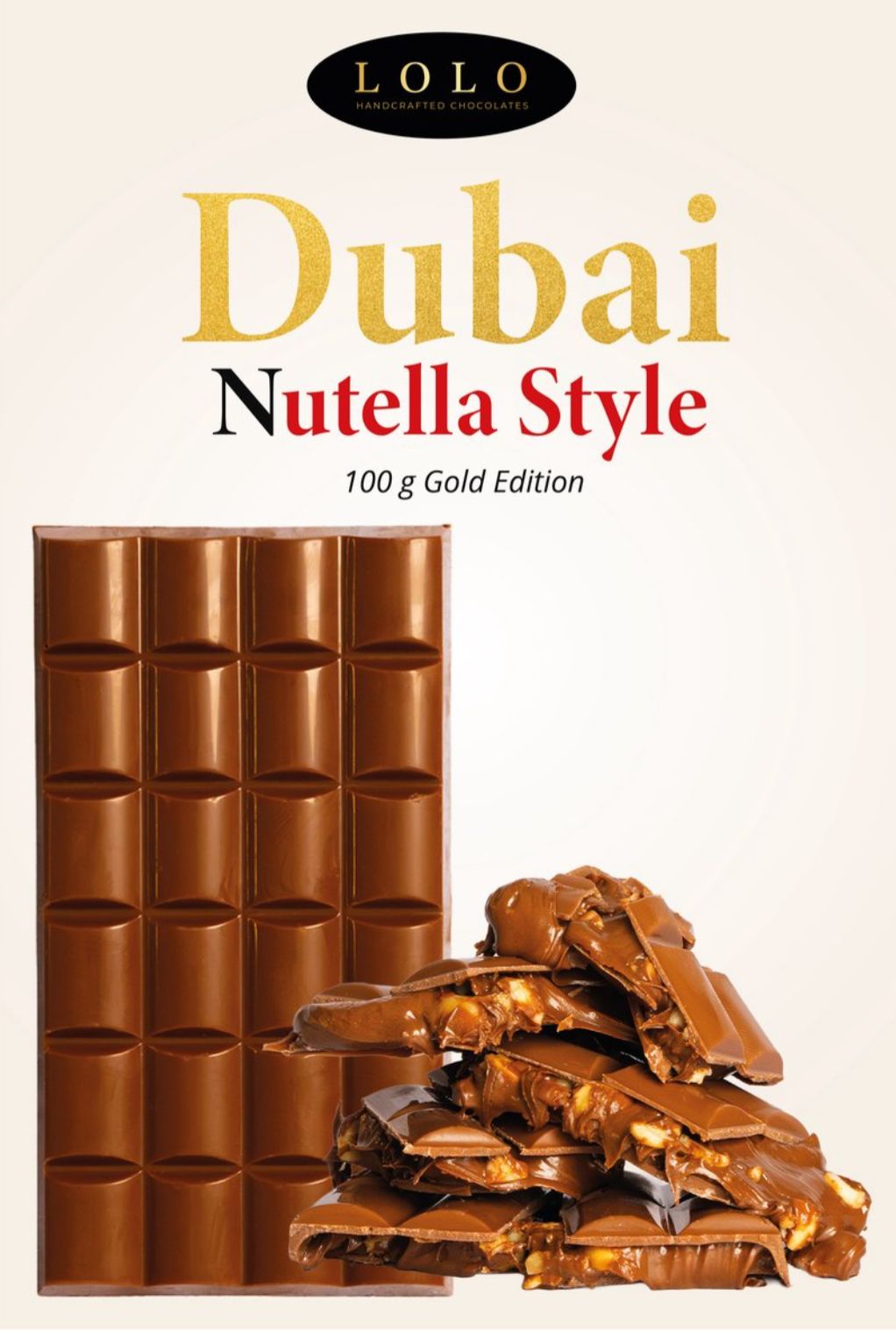 Snwy Premium Dubai Chocolade Nutella 100g