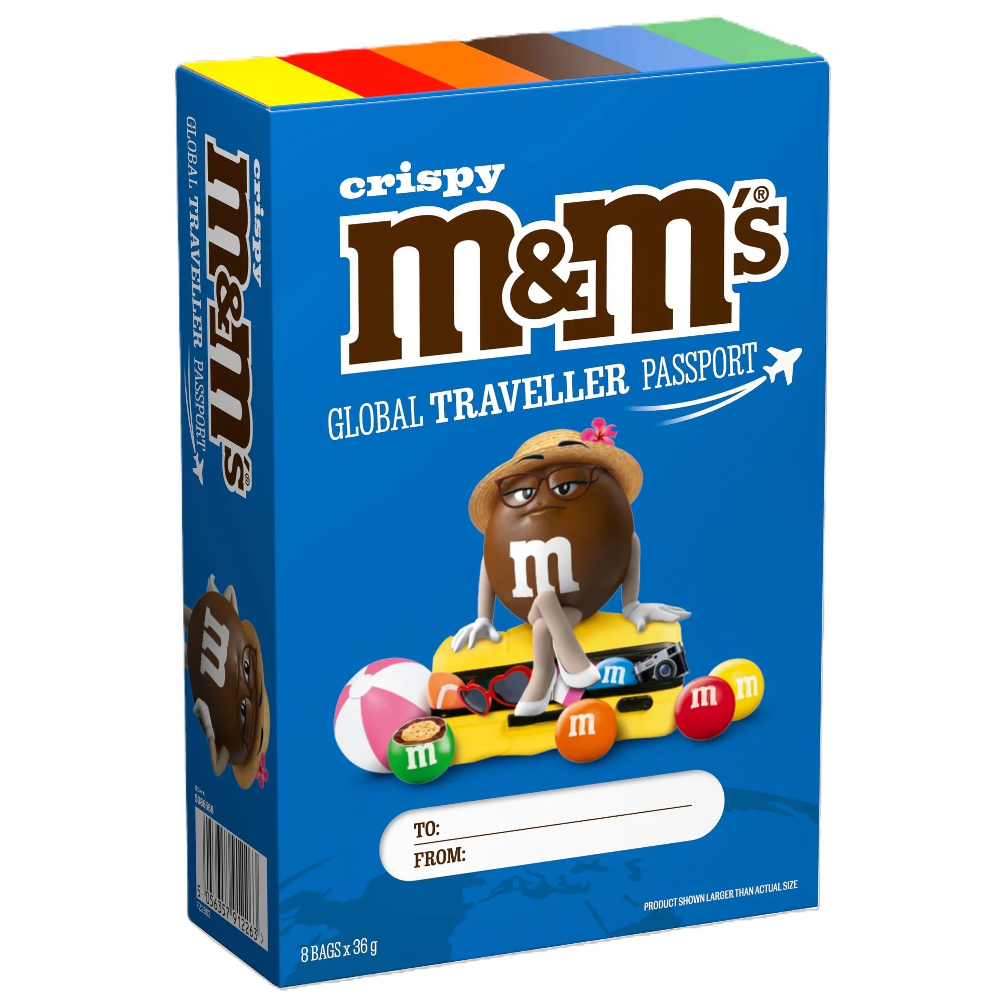 M&M's Global Traveller Passport Crispy (8x35g)
