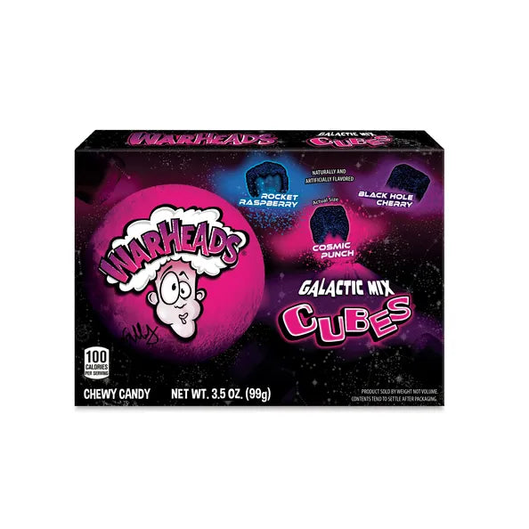 Warheads Galactic Cubes Theatre Box 99g