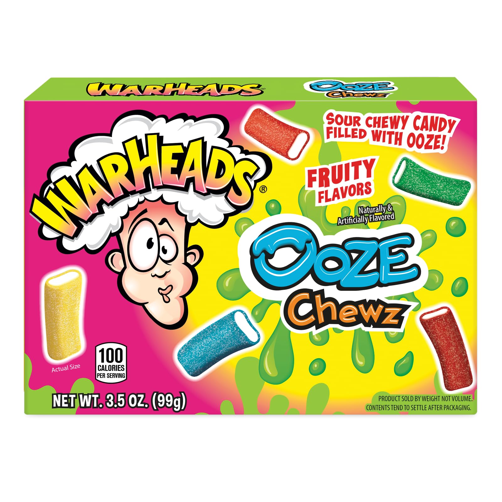 Warheads Ooze Chewz theatre 99g