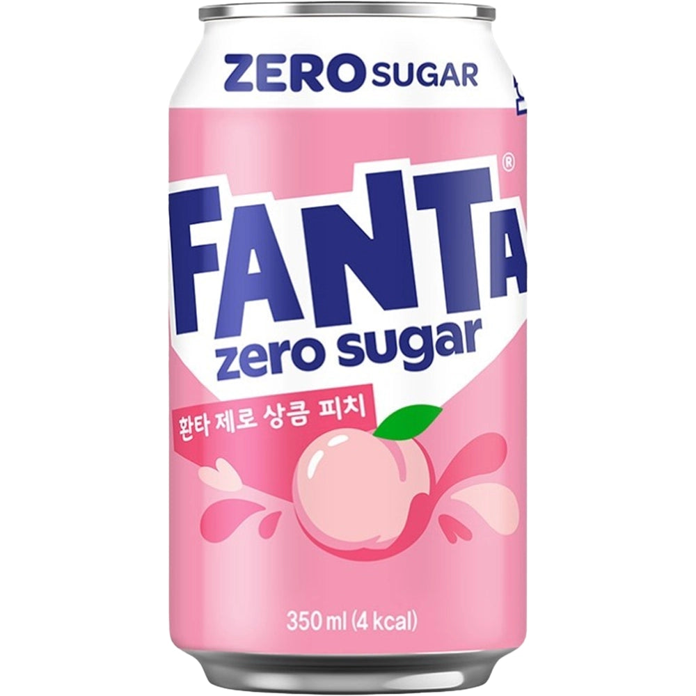 Fanta White Peach Korea Zero Sugar 350ml