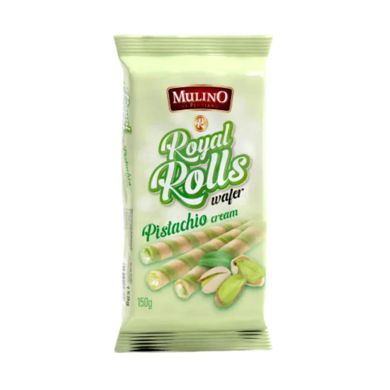 Pistachio Wafer Rolls