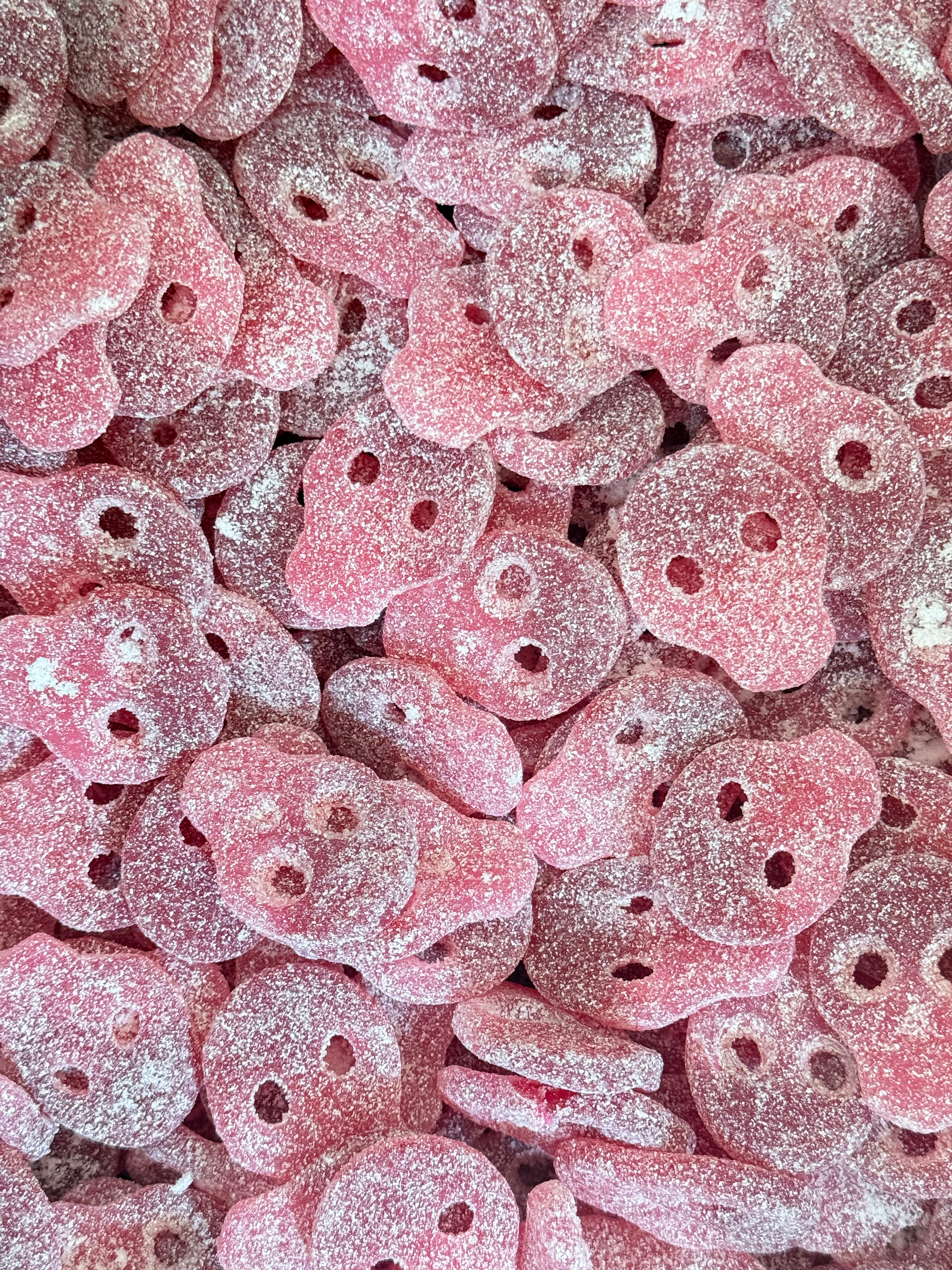 Sour Pomegranate-Cherry Skulls