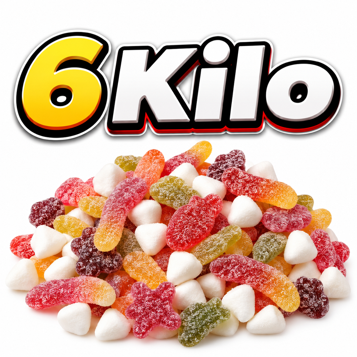 6x Gesuikerde Kiloknaller *MEGA ACTIE*