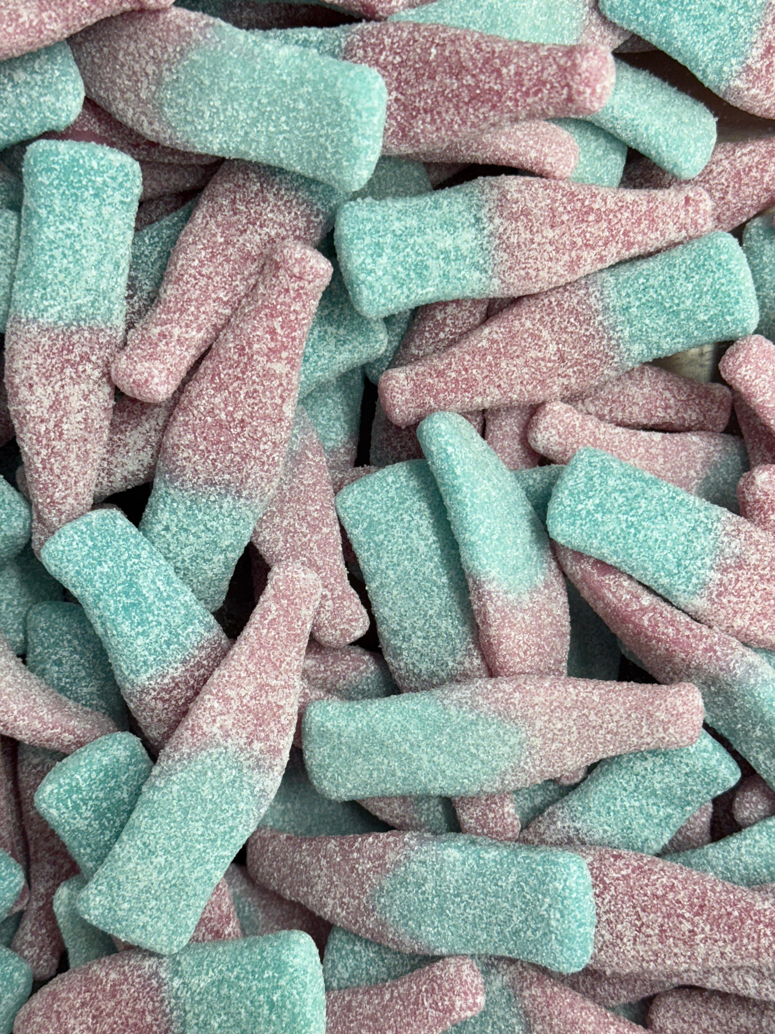 Sour Mega Sour Bubblegum Bottles