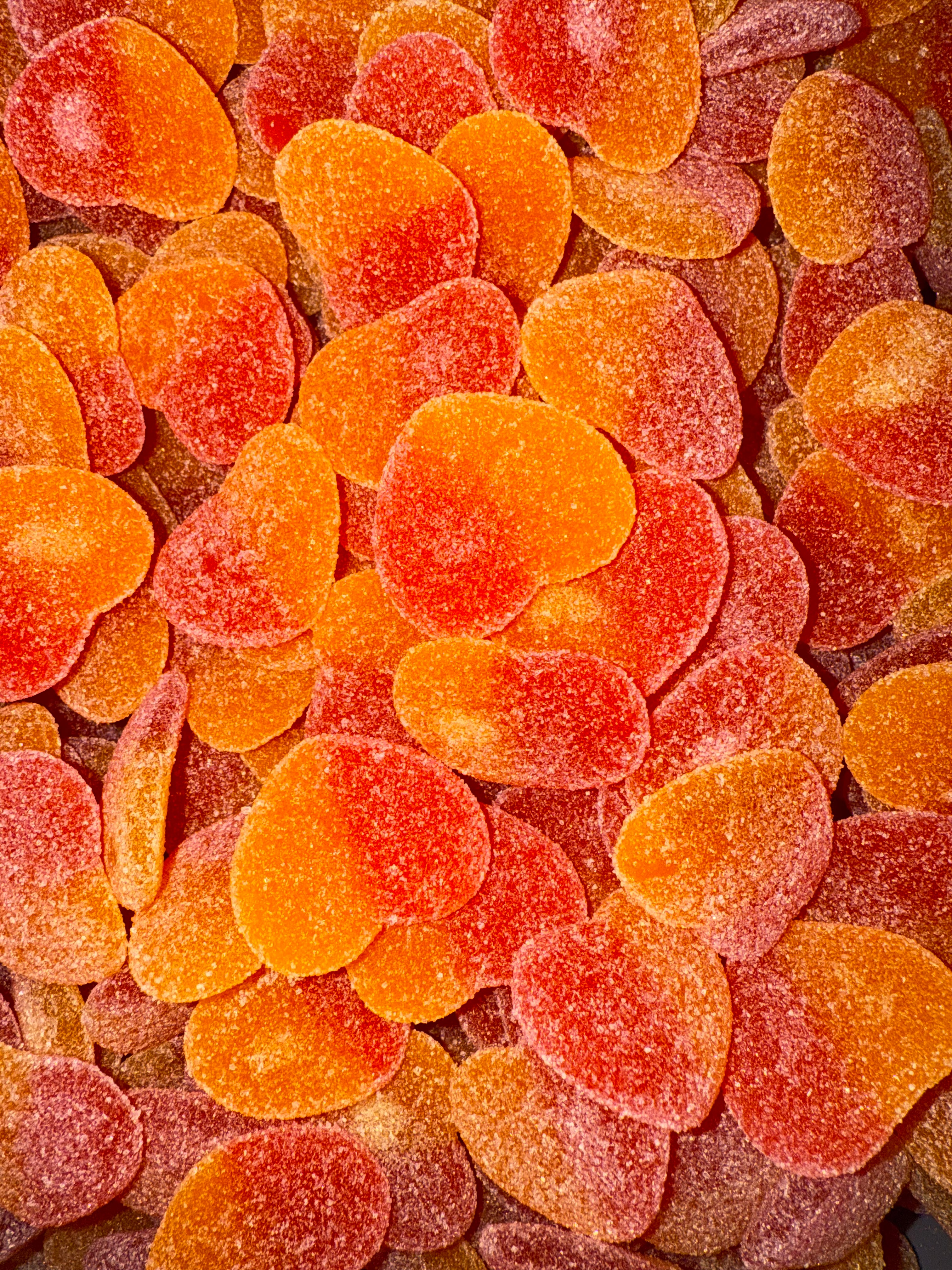 Snwy Peach Hearts