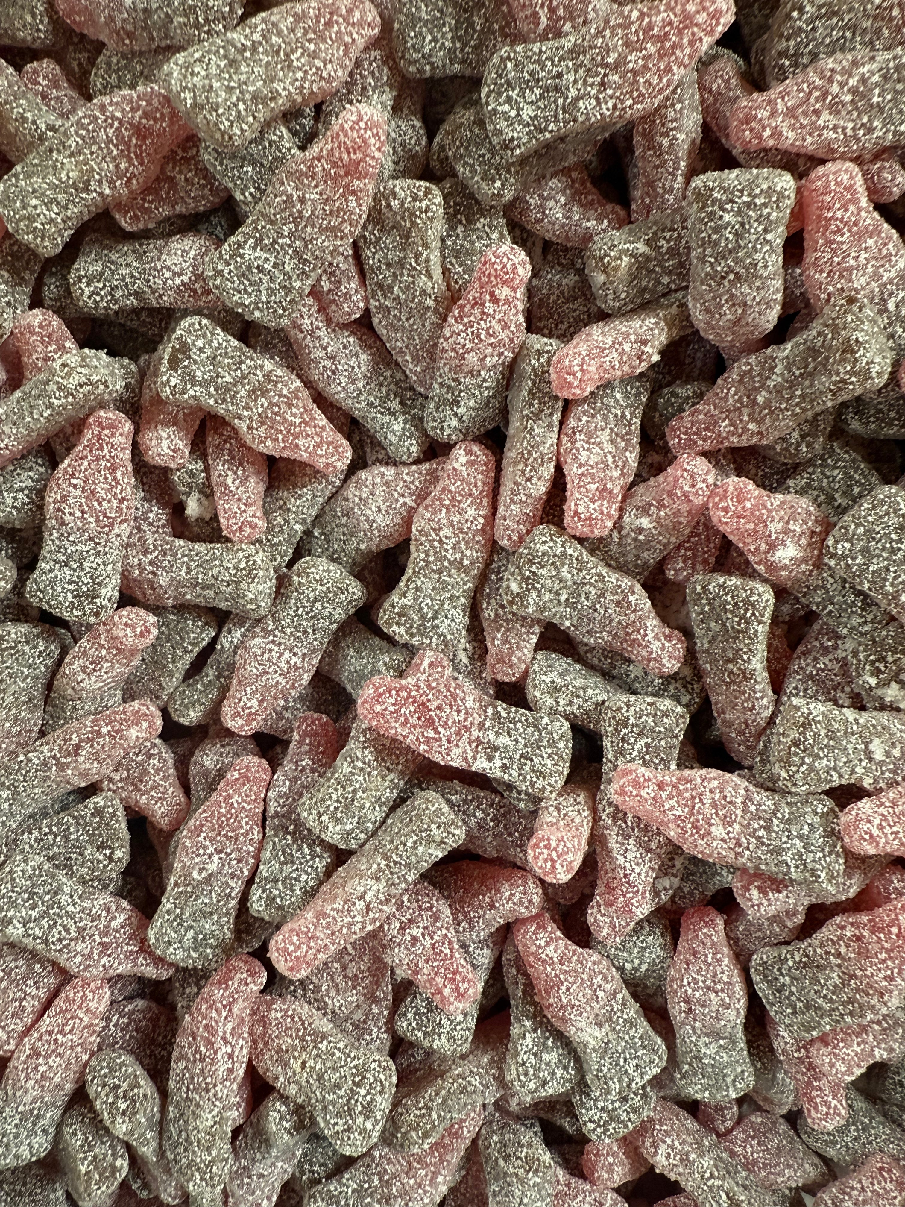 Snwy Sour Cherry-Cola Bottles