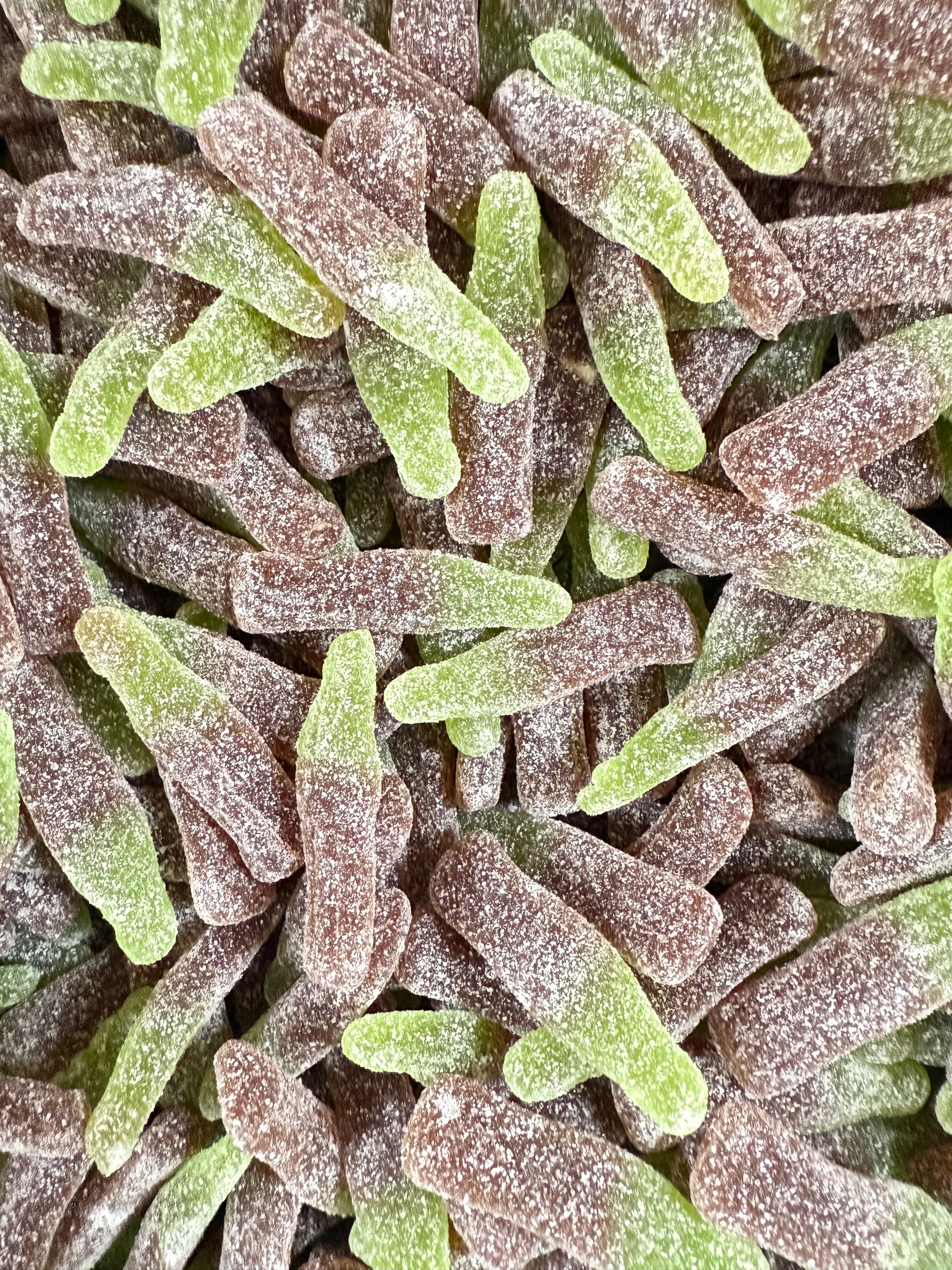 Snwy Sour Green Cola Bottles