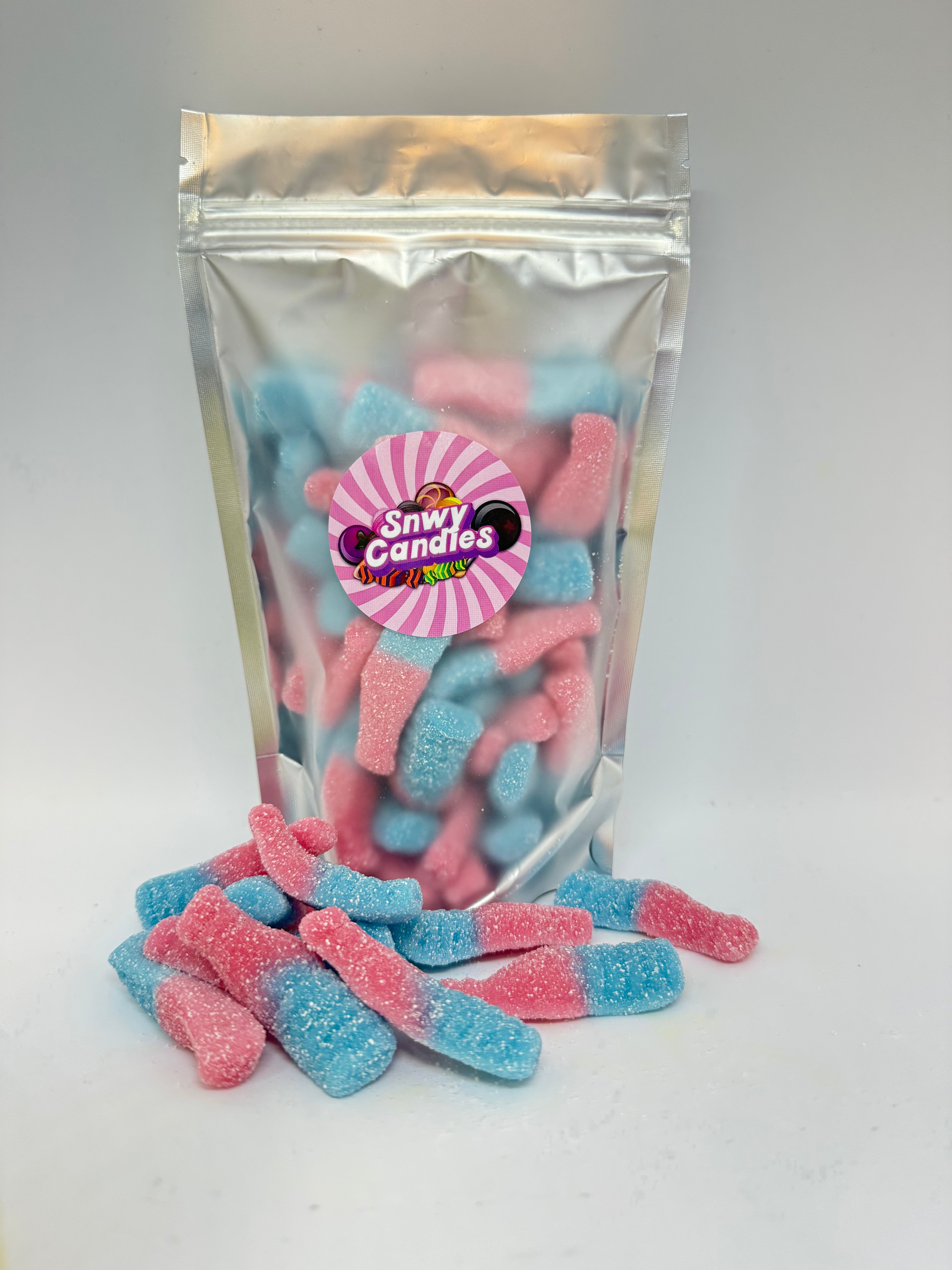 Snwy Sour Bubblegum Bottles