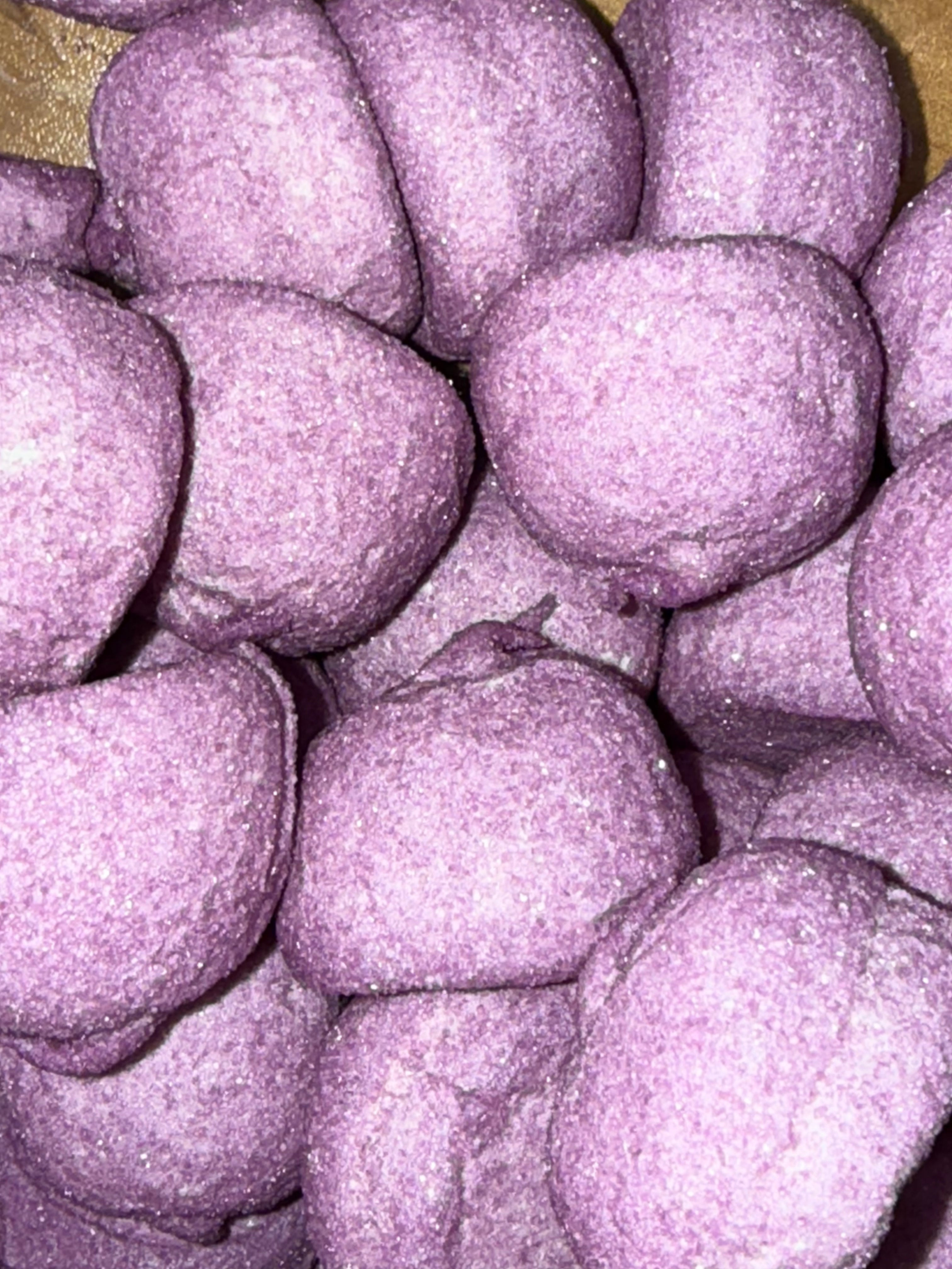Purple Soft Fluffy Marshmallows