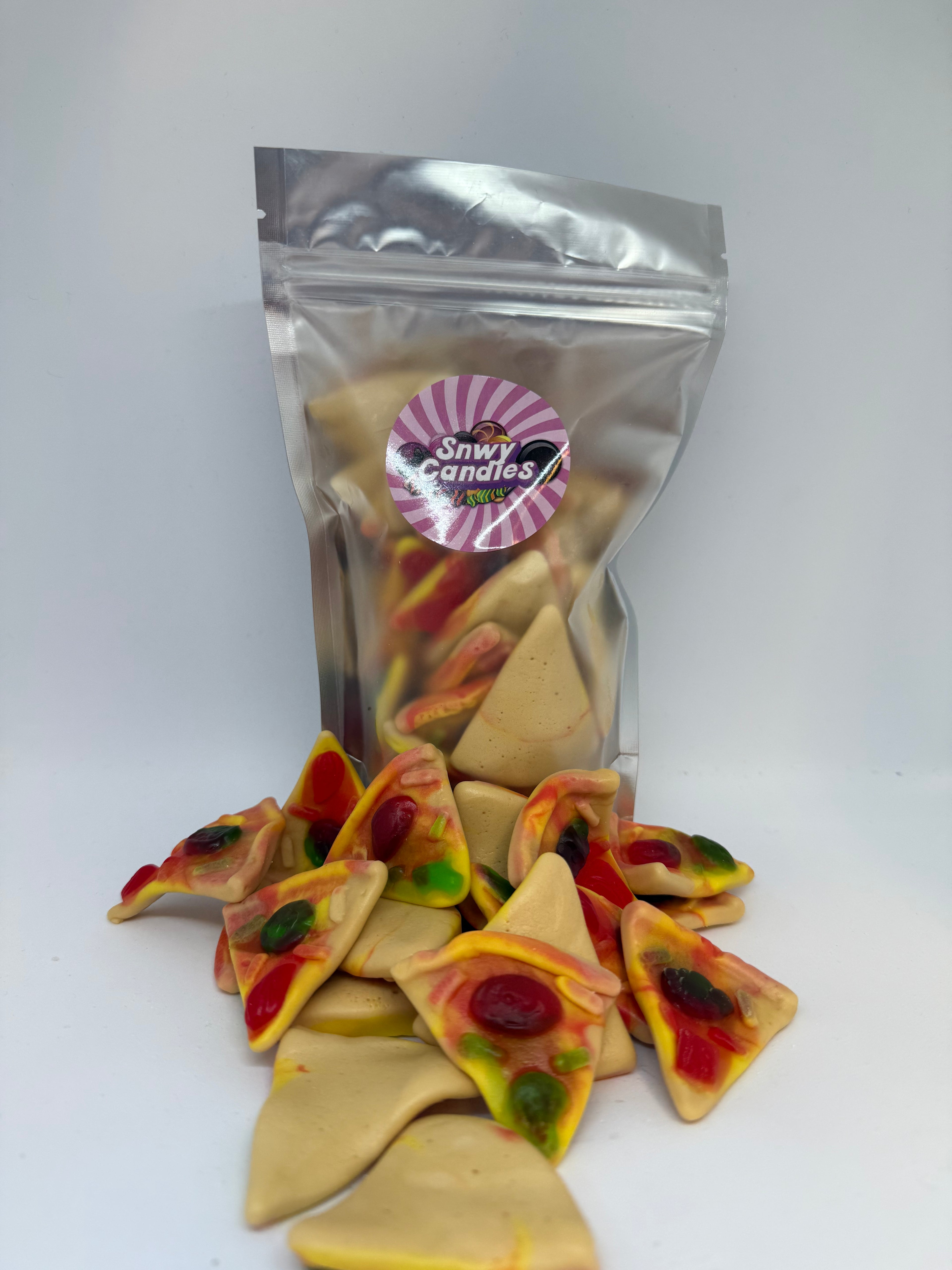 Snwy Sweet Pizza Slices