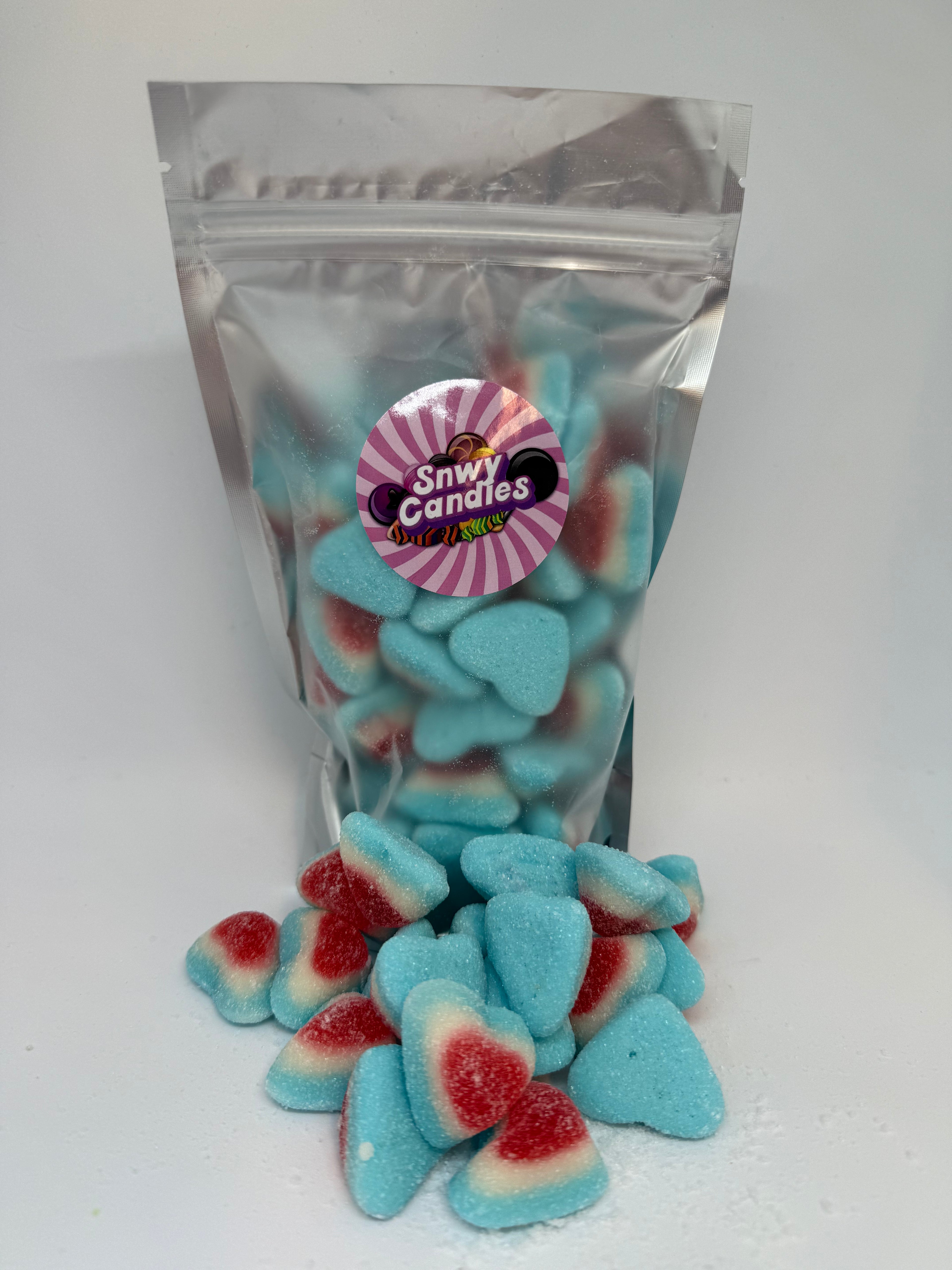 Snwy Sugared 3D Hearts