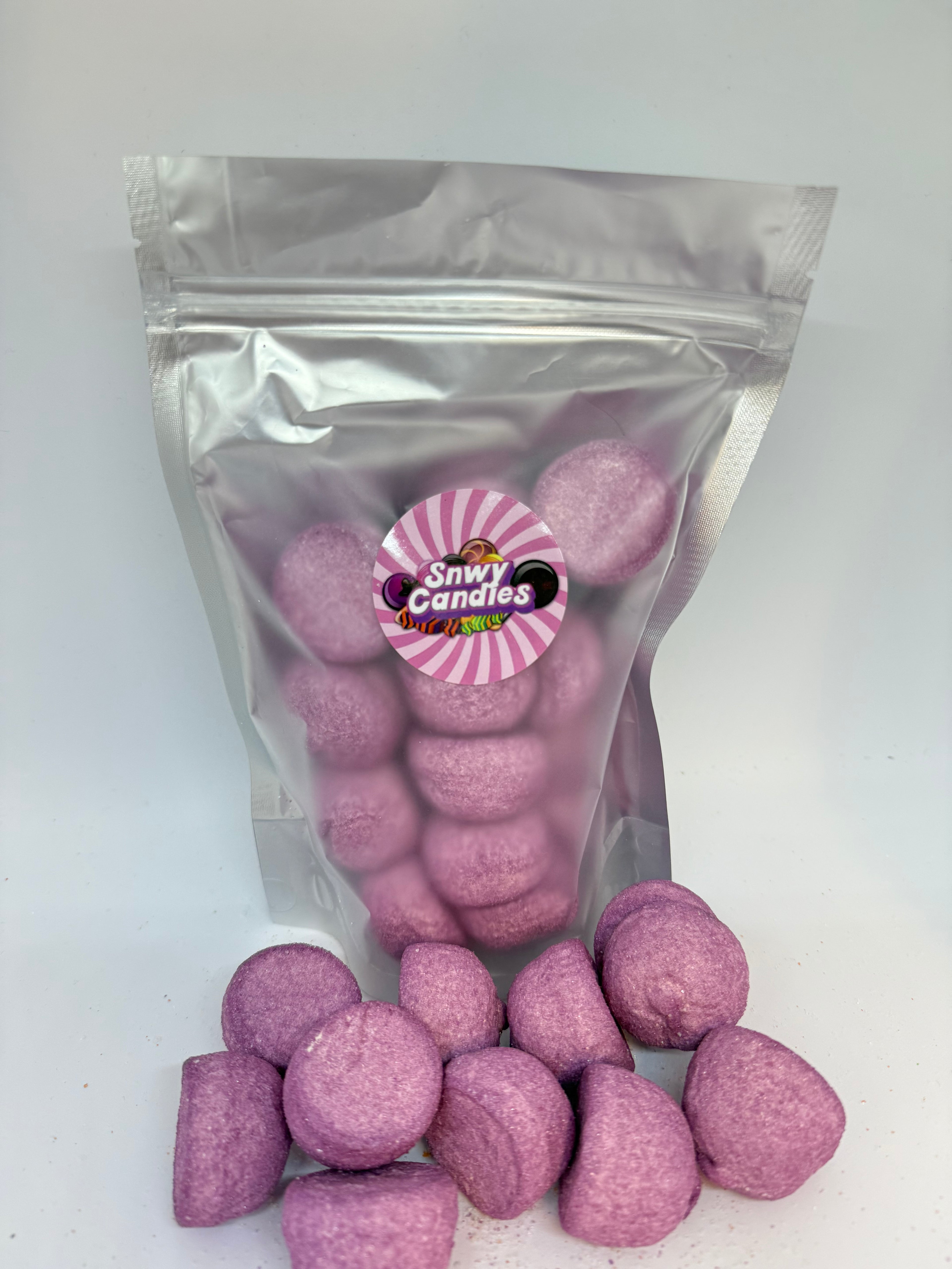 Purple Soft Fluffy Marshmallows