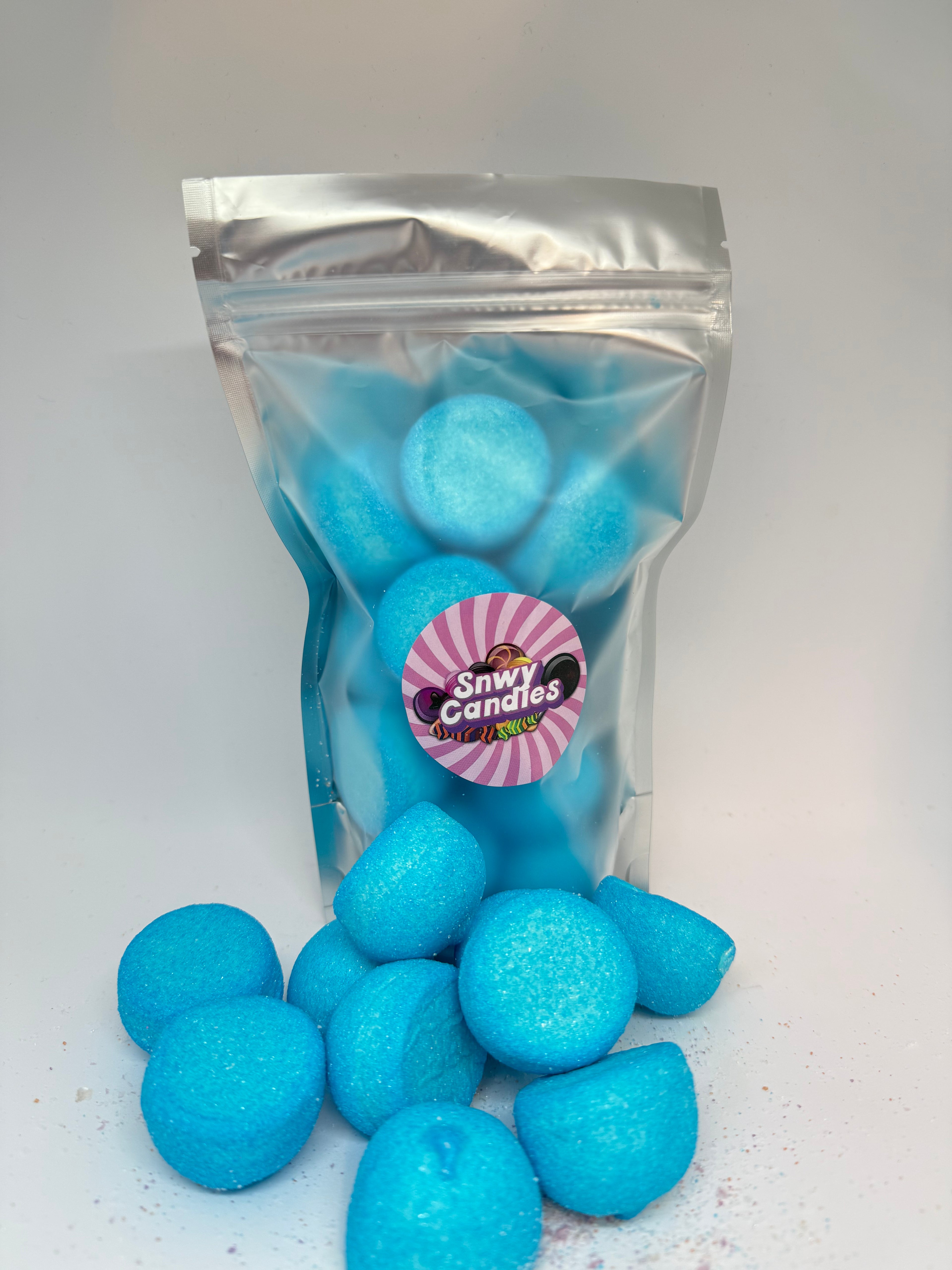 Blue Soft Fluffy Marshmallows
