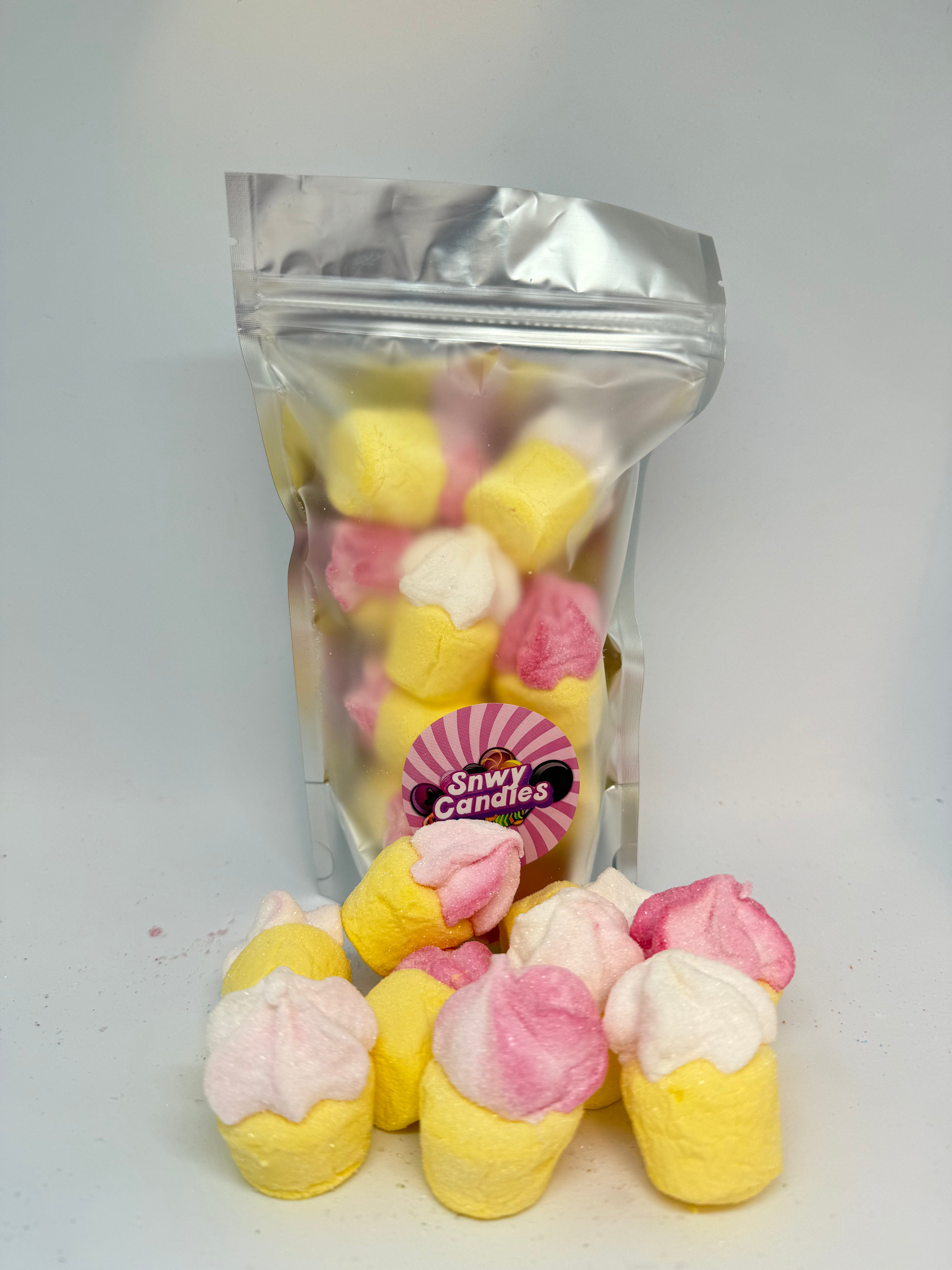 Cupcakes Soft Fluffy Marshmallows