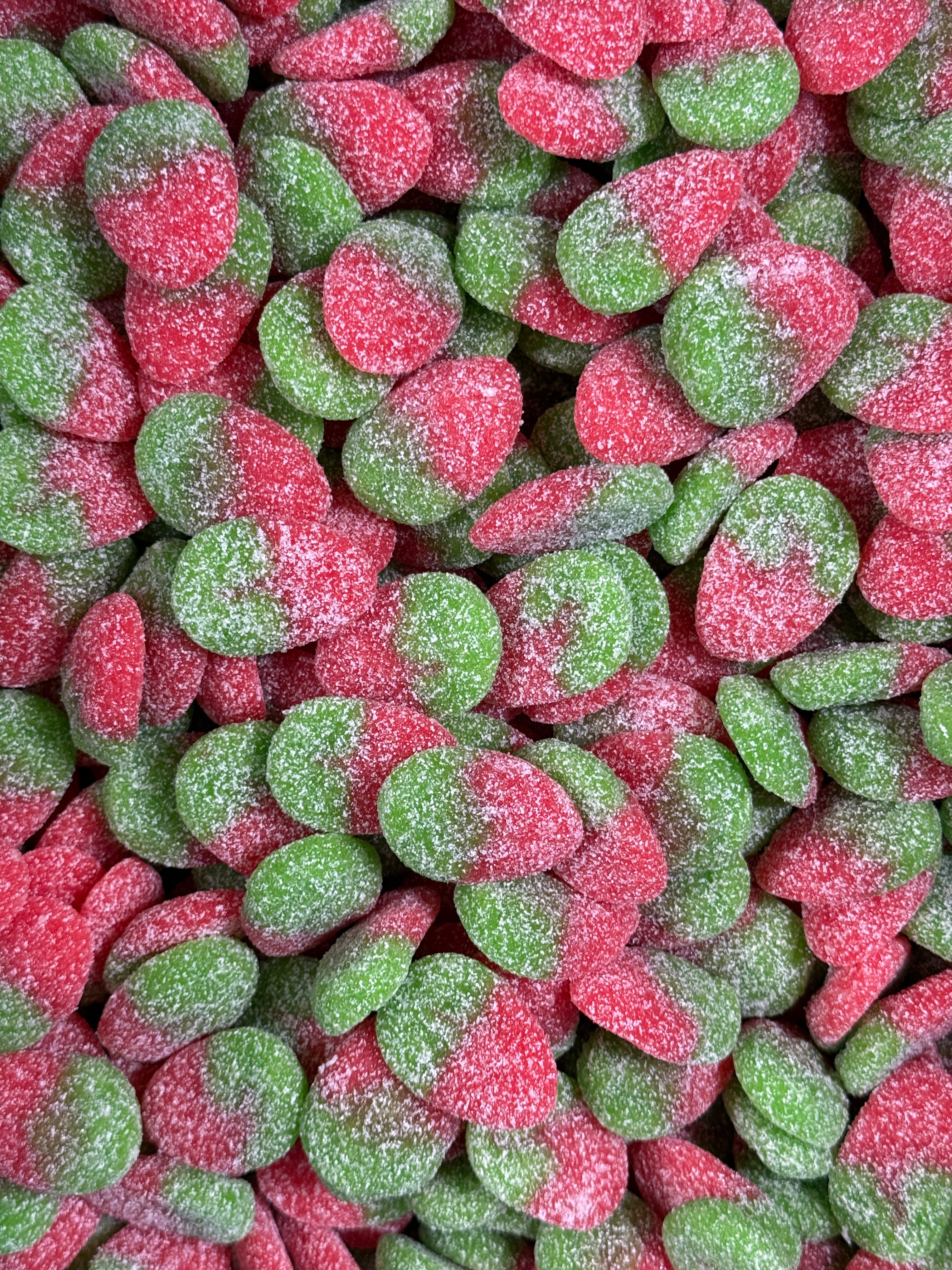 Snwy Sour Strawberries