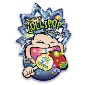 Striking Lollipop with Popping Candy Electric Shocks 14g
