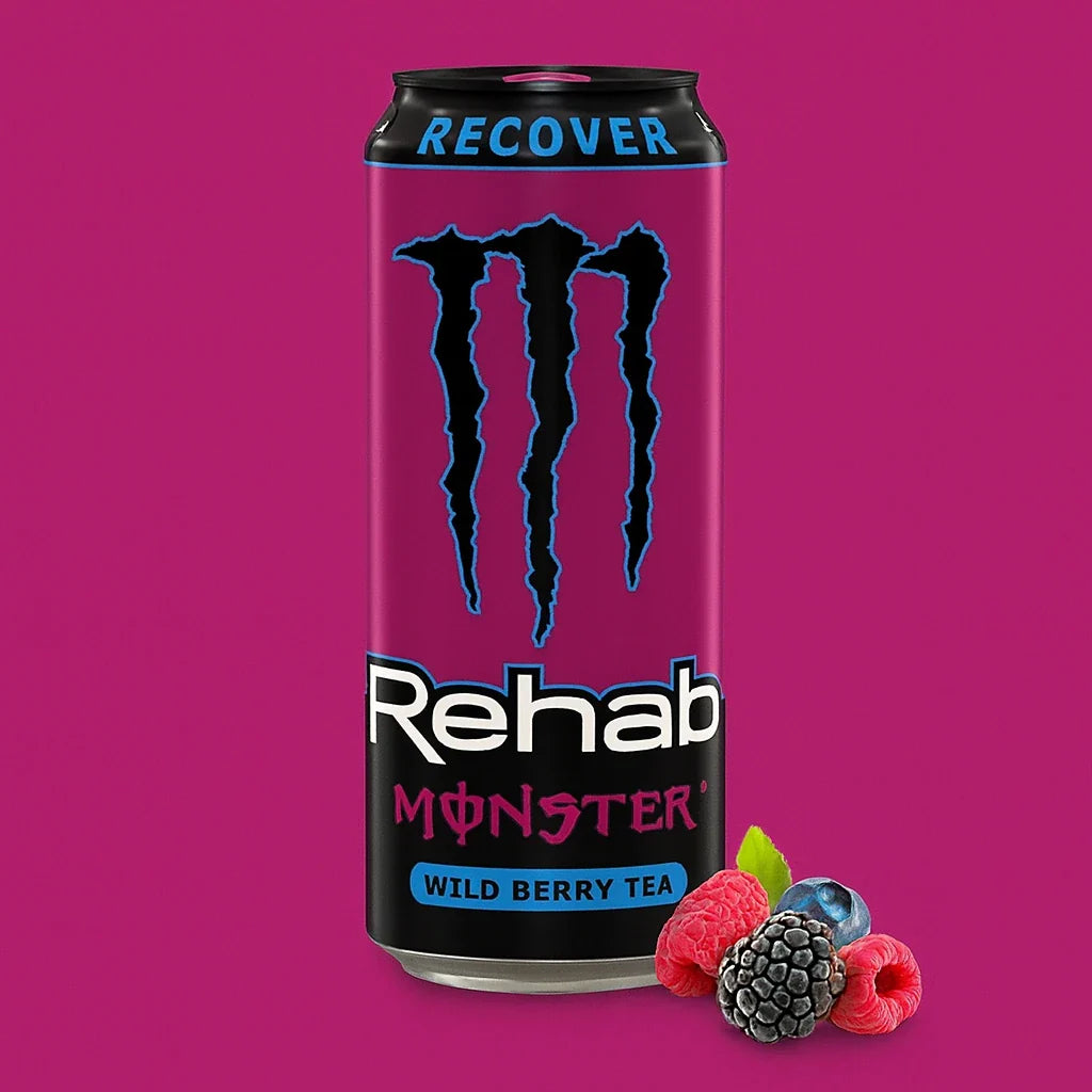 Monster Rehab Wild Berry tea