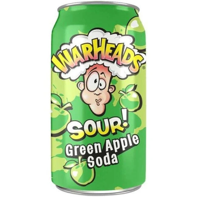 Warheads Green apple Soda
