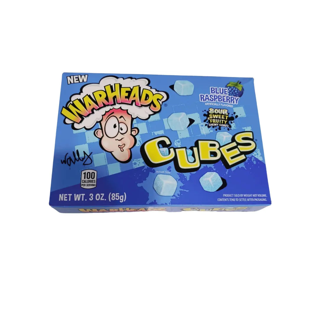 Warheads Blue Raspberry Cubes Theatre